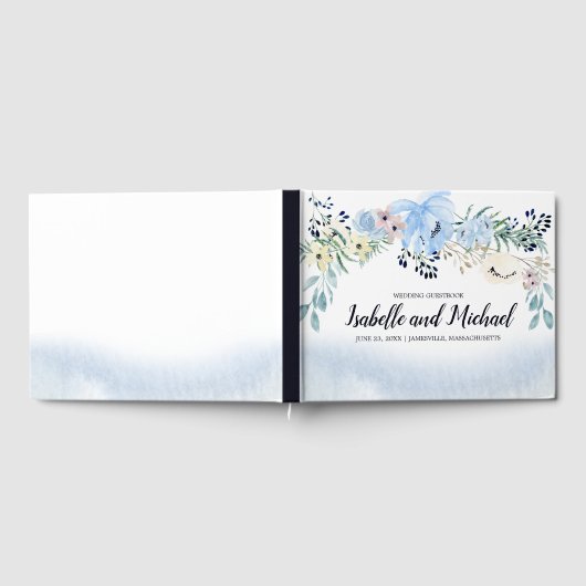 Wildblumen für Wasserfarben - Gästebuch (Voll)