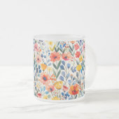 Wildblumen für Wasserfarben - Hintergrund-99034 Mattglastasse (VorderseiteRechts)