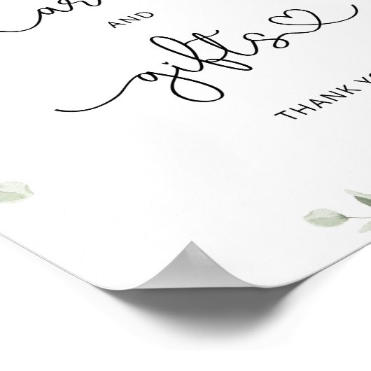 Wildblumen für Wasserfarben Karten und Geschenkpos Poster (Ecke)