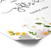 Wildblumen für Wasserfarben Karten und Geschenkpos Poster (Ecke)