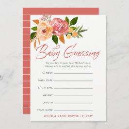 Wildblumen für Wasserfarben Kinderspiel Einladung