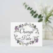 Wildblumen für Wasserfarben Postkarte (Stehend Vorderseite)