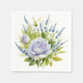 Wildblumen für Wasserfarben Serviette (Vorderseite)