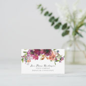 Wildblumen für Wasserfarben Visitenkarte (Stehend Vorderseite)