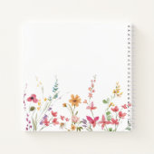 Wildblumen für Wasserfarbfelder, Folientaste Notizblock (Rückseite)