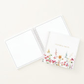 Wildblumen für Wasserfarbfelder, Folientaste Notizblock (Innenseite)