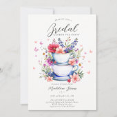 Wildblumen Garden Tee Brautparty Einladung (Vorderseite)