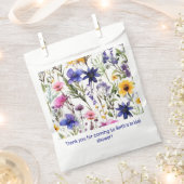 Wildblumen Geburtstagsdusche Hochzeitswasser Geschenktütchen (Ausgeschnitten)