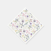 Wildblumen Geburtstagsdusche Hochzeitswasser Serviette (Ecke)