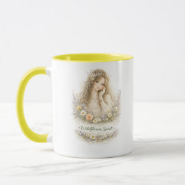Wildblumen-Geist-Engel-Tasse Tasse
