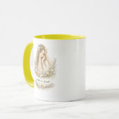 Wildblumen-Geist-Engel-Tasse Tasse (Vorderseite Links)