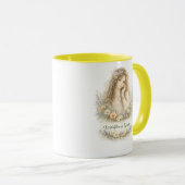 Wildblumen-Geist-Engel-Tasse Tasse (VorderseiteRechts)