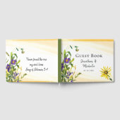 Wildblumen Gelbe Grüne Bibelverse Gästebuch (Voll)