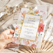 Wildblumen Gentle Floral Sweet 16 Geburtstag Einladung