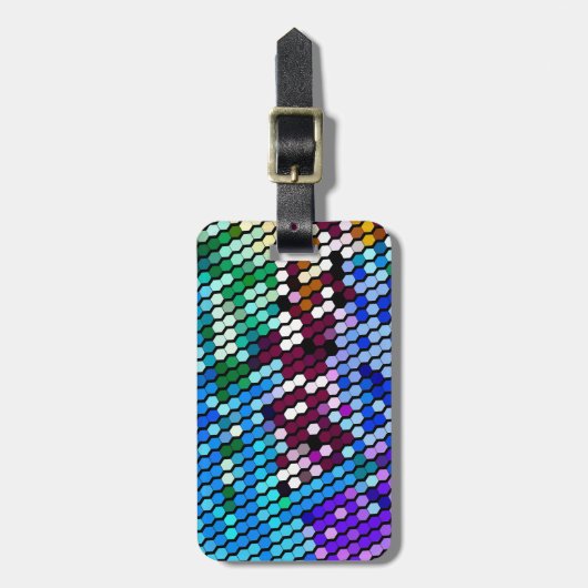 WILDBLUMEN GEPÄCKANHÄNGER (Vorderseite vertikal)