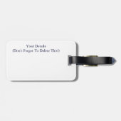 WILDBLUMEN GEPÄCKANHÄNGER (Rückseite horizontal)