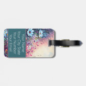 Wildblumen Gepäckanhänger (Rückseite horizontal)