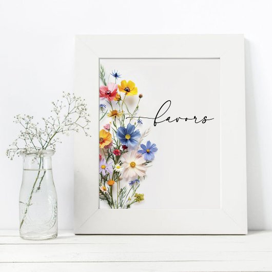 Wildblumen Geschenke Poster