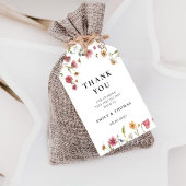 Wildblumen-Geschenkmarke Geschenkanhänger