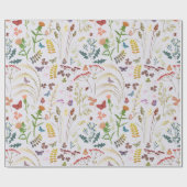 Wildblumen Geschenkpapier (Flach)