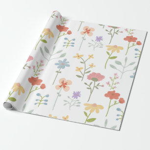 Wildblumen Geschenkpapier