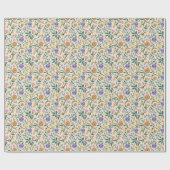 Wildblumen Geschenkpapier (Flach)