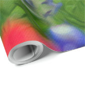 Wildblumen Geschenkpapier (Rolleneckpunkt)