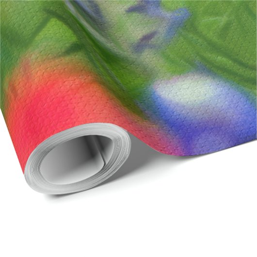 Wildblumen Geschenkpapier (Rolleneckpunkt)