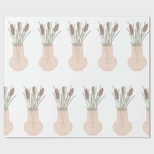 Wildblumen Geschenkpapier (Flach)