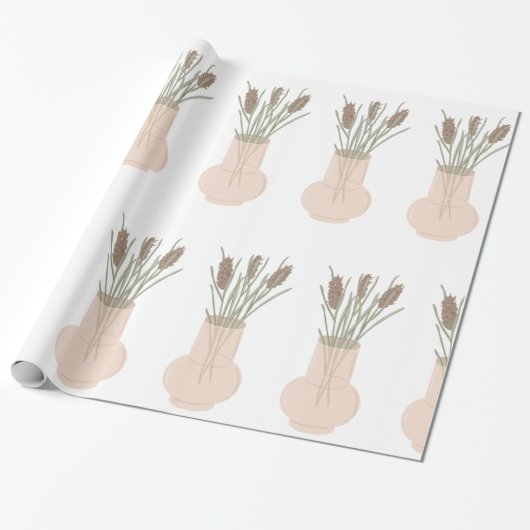 Wildblumen Geschenkpapier (Ungerollt)
