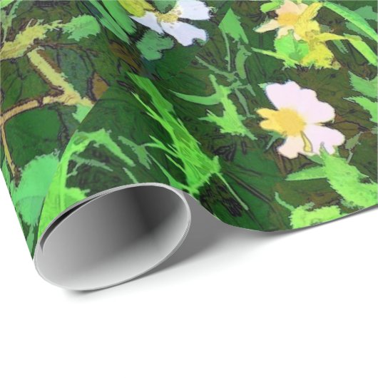 WILDBLUMEN GESCHENKPAPIER (Rolleneckpunkt)