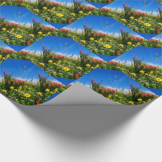 Wildblumen Geschenkpapier (Ecke)