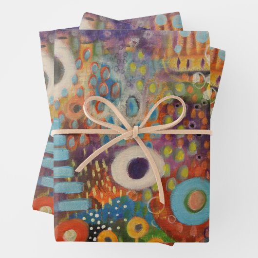 Wildblumen Geschenkpapier Set (Beispiel)