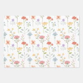 Wildblumen Geschenkpapier Set (Vorderseite 3)