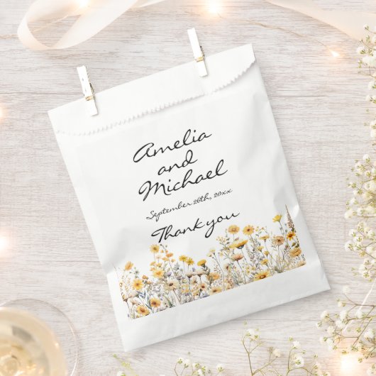 Wildblumen Geschenktütchen (Ausgeschnitten)