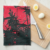 WILDBLUMEN GESCHIRRTUCH (Viertel Falte)