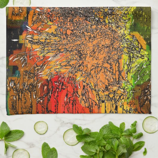 WILDBLUMEN GESCHIRRTUCH (Gefaltet)