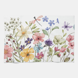 Wildblumen Geschirrtuch