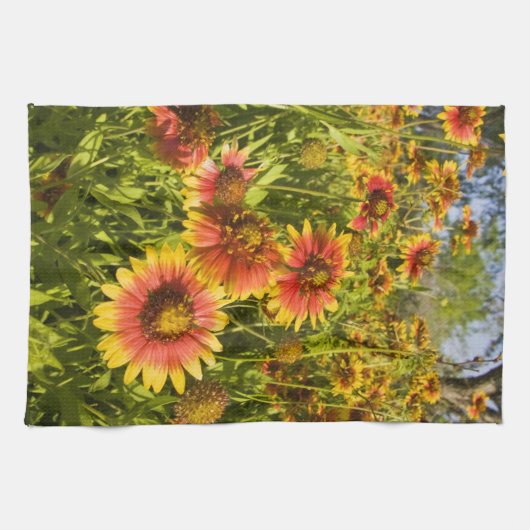 Wildblumen Geschirrtuch (Horizontal)