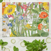 Wildblumen Geschirrtuch (Gefaltet)