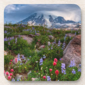 Wildblumen Getränkeuntersetzer (Vorderseite)
