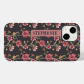Wildblumen Girl Floral Name Case-Mate iPhone Hülle (Rückseite (Horizontal))