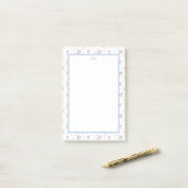 Wildblumen-Gitter | Post-it-Notizen Post-it Klebezettel (Auf Schreibtisch)