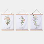 Wildblumen glauben an Wandteppiche (Dreifach)