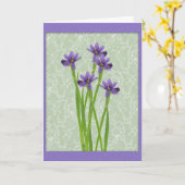 Wildblumen Grandeltern Tageskarte (Großdruck) Karte (Gelbe Blume)