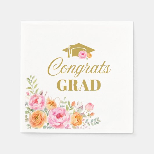 Wildblumen-Gratulation-Grad-Tischdecken Boho Warme Serviette (Vorderseite)