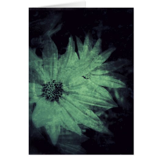 Wildblumen Grunge Jeden Anlaß Grußkarte (Vorne)