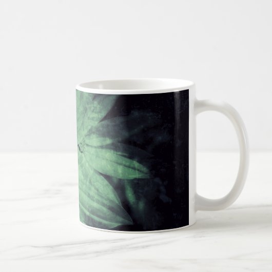 Wildblumen Grunge Kaffeetasse (Rechts)