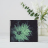 Wildblumen Grunge Postkarte (Stehend Vorderseite)