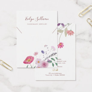 Wildblumen-Halskette-Grafikkarte